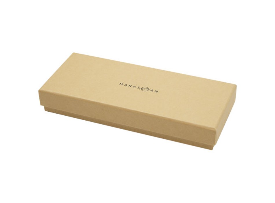 Set regalo con penna a sfera e penna roller in alluminio riciclato Apolys (inchiostro nero) FullGadgets.com