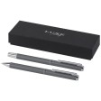 Set regalo con penna a sfera e penna roller in alluminio riciclato Lucetto (inchiostro nero) FullGadgets.com