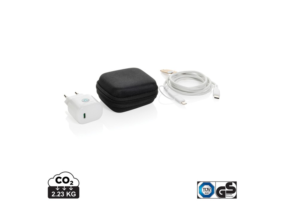 Set ricarica type C 20W 2 pezzi Boost in rPET RCS FullGadgets.com