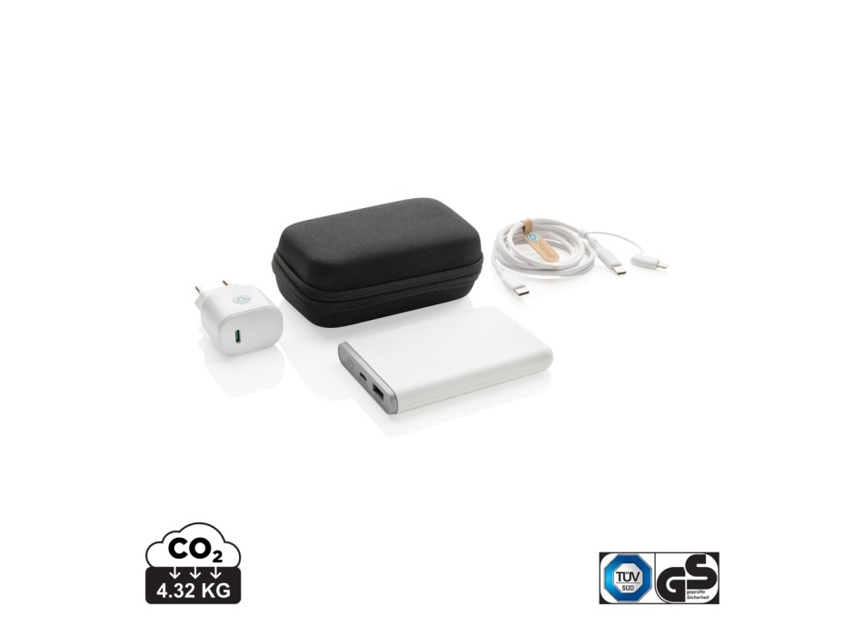 Set ricarica type C 20W 3 pezzi Surge in rPET RCS FullGadgets.com