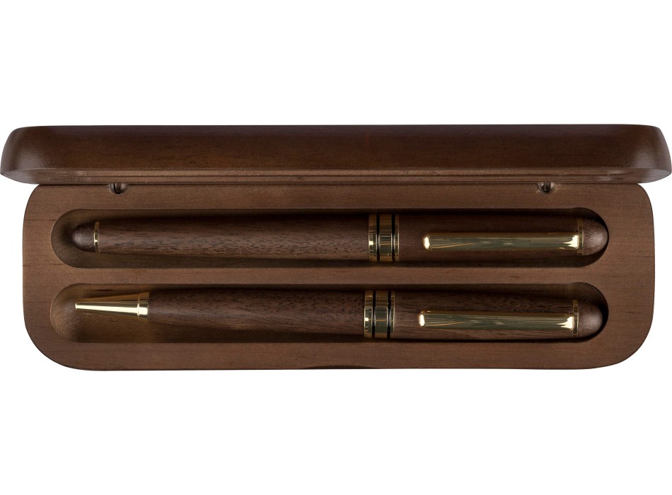 Set scrittura in legno di noce Adelina FullGadgets.com