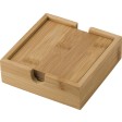 Set sottobicchieri di bamboo Archer FullGadgets.com