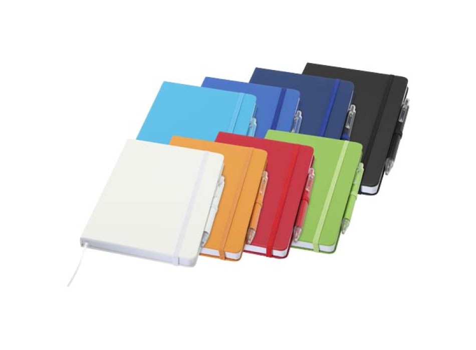 Set taccuino A5  in materiale riciclato Spectrum e penna a sfera FullGadgets.com