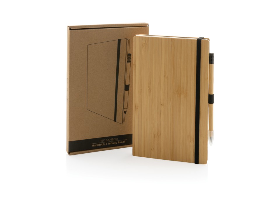 Set taccuino e penna infinity in bambù FullGadgets.com