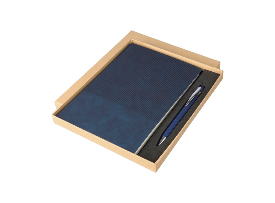 Set taccuino Tarek | Similpelle riciclata | A5 | Con penna FullGadgets.com