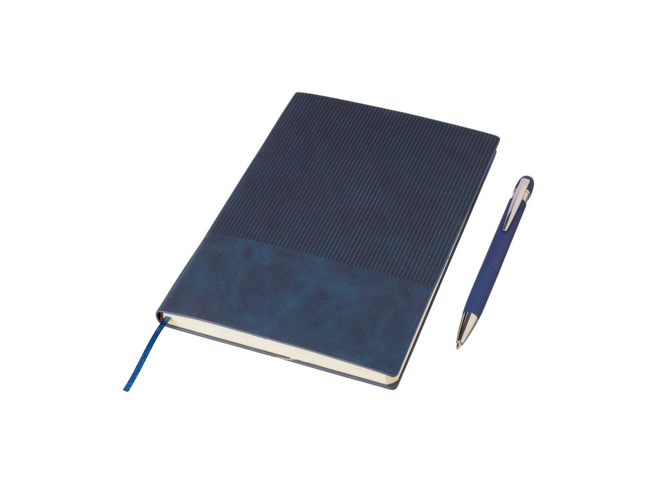 Set taccuino Tarek | Similpelle riciclata | A5 | Con penna FullGadgets.com
