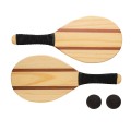 Set Tennis Frescobol In Legno Personalizzabile