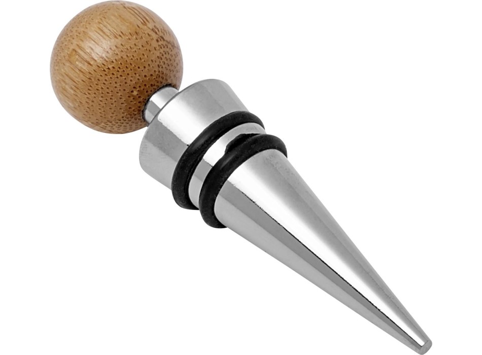 Set vino in bamboo ed acciaio inox Leonie FullGadgets.com