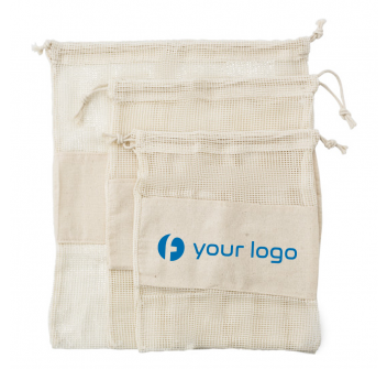 Set zaini riutilizzabili, in cotone FullGadgets.com