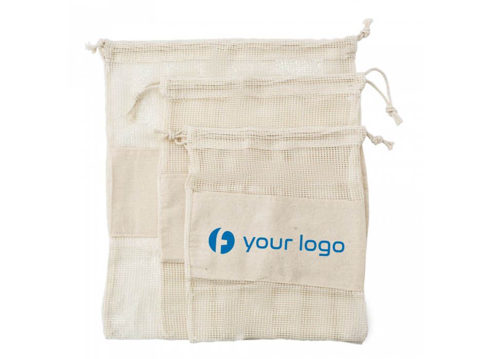 Set zaini riutilizzabili, in cotone FullGadgets.com