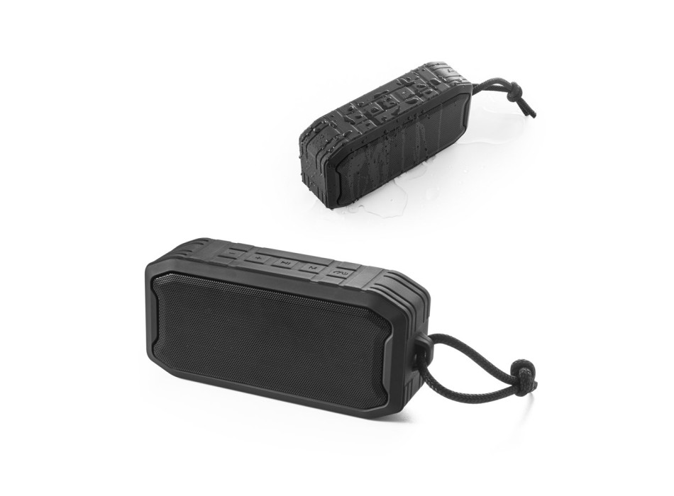SHEERAN. Altoparlante portatile da 10W con grado di protezione IPX7 e durata della batteria di 9 ore su ABS riciclato FullGadgets.com