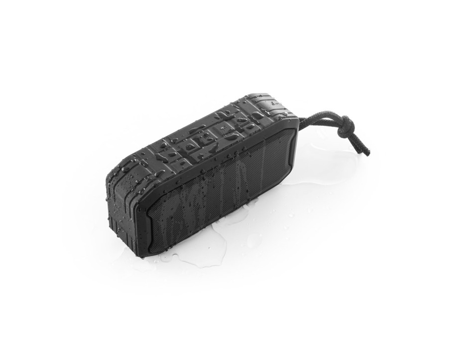 SHEERAN. Altoparlante portatile da 10W con grado di protezione IPX7 e durata della batteria di 9 ore su ABS riciclato FullGadgets.com