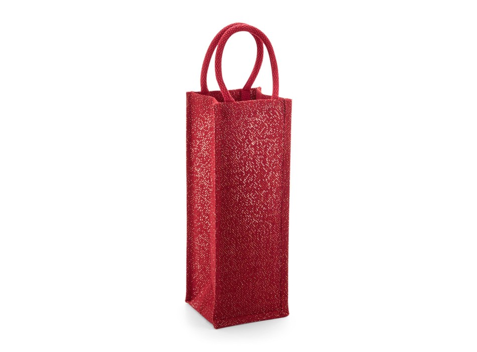 Shimmer Jute Bottle Bag FullGadgets.com