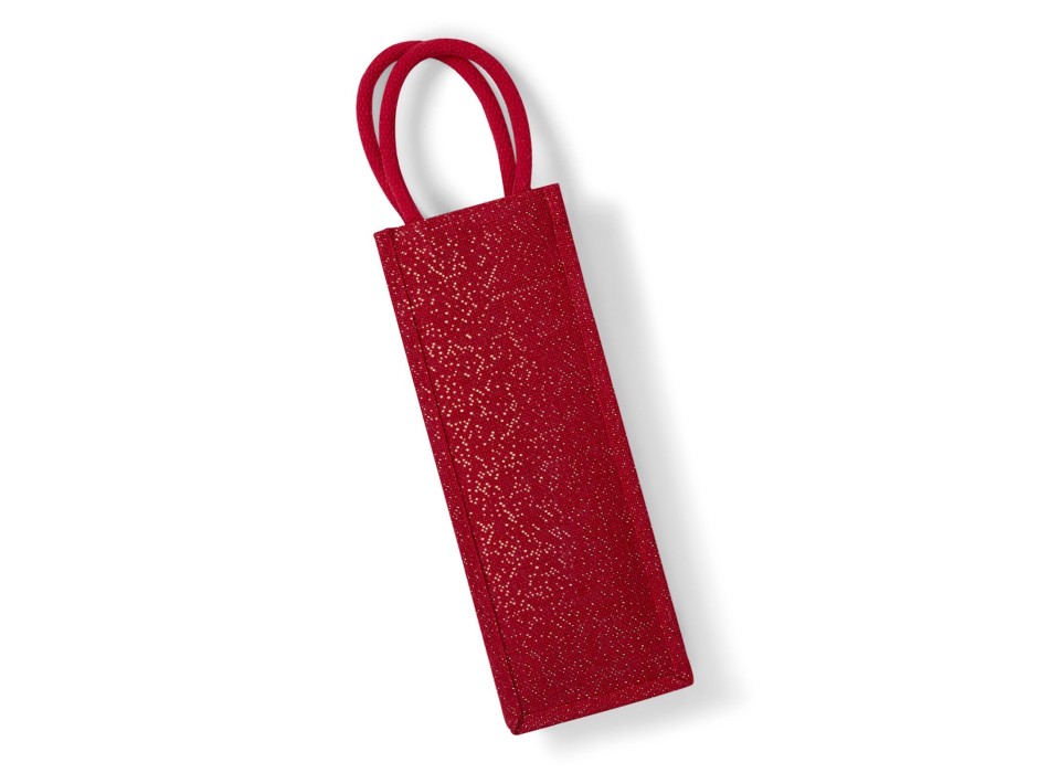 Shimmer Jute Bottle Bag FullGadgets.com