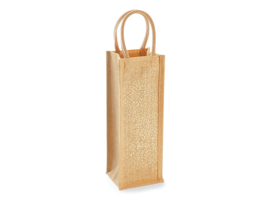 Shimmer Jute Bottle Bag FullGadgets.com