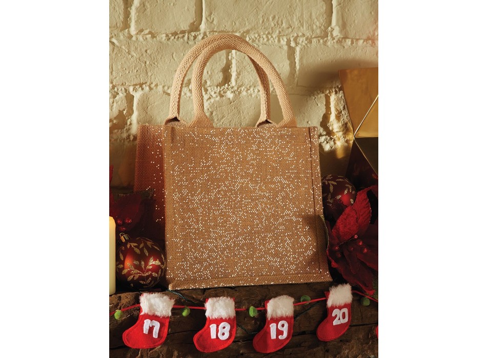 Shimmer Jute Mini Gift Bag FullGadgets.com