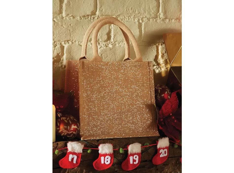 Shimmer Jute Mini Gift Bag FullGadgets.com