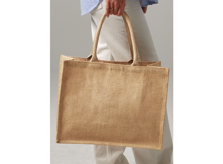 Shimmer Jute Shopper FullGadgets.com