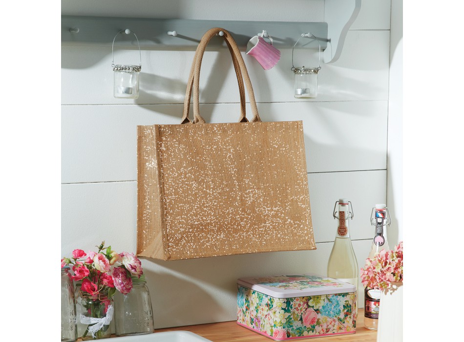 Shimmer Jute Shopper 98%LJ2%M FullGadgets.com
