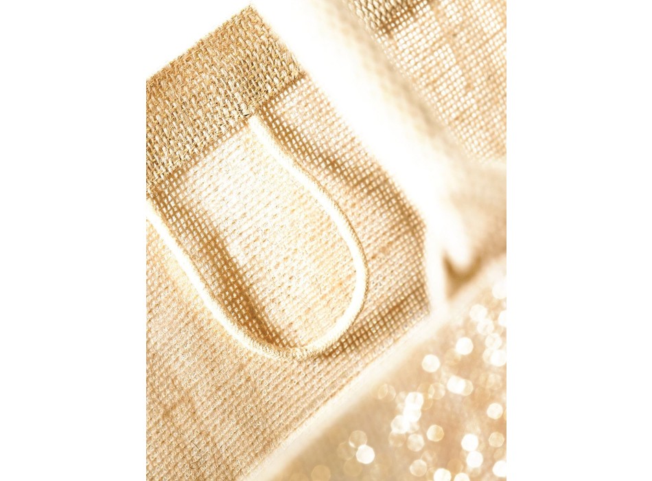 Shimmer Jute Shopper FullGadgets.com