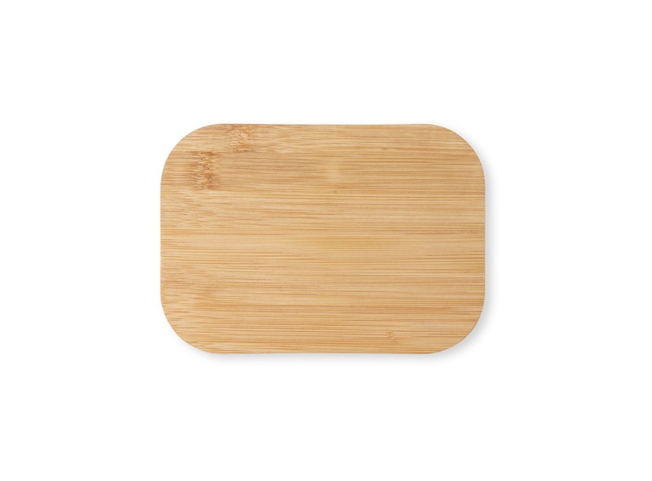 SHINO. Scatola ermetica in acciaio inossidabile, con coperchio in bambù 800 mL FullGadgets.com