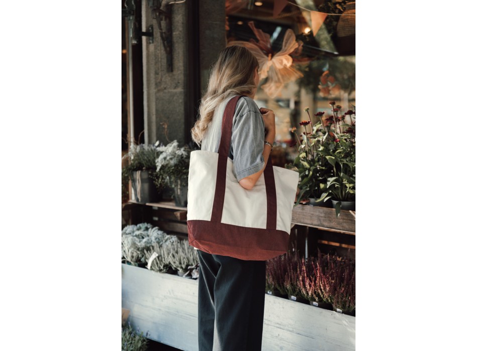 Shopper 350gm2 SHOP LOCAL in cotone riciclato AWARE™ FullGadgets.com
