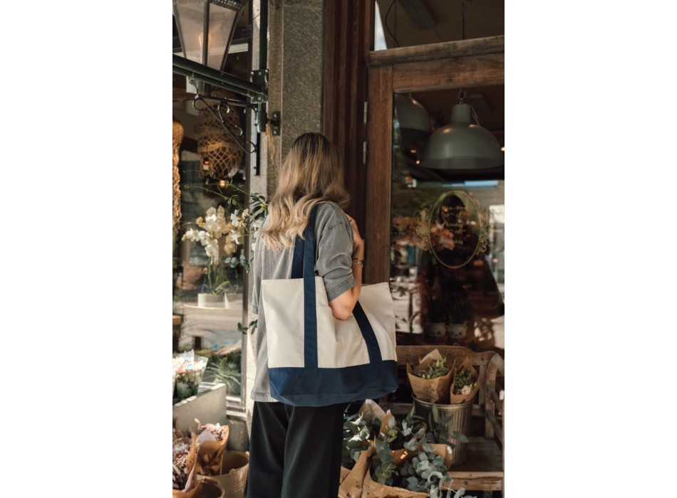Shopper 350gm2 SHOP LOCAL in cotone riciclato AWARE™ FullGadgets.com