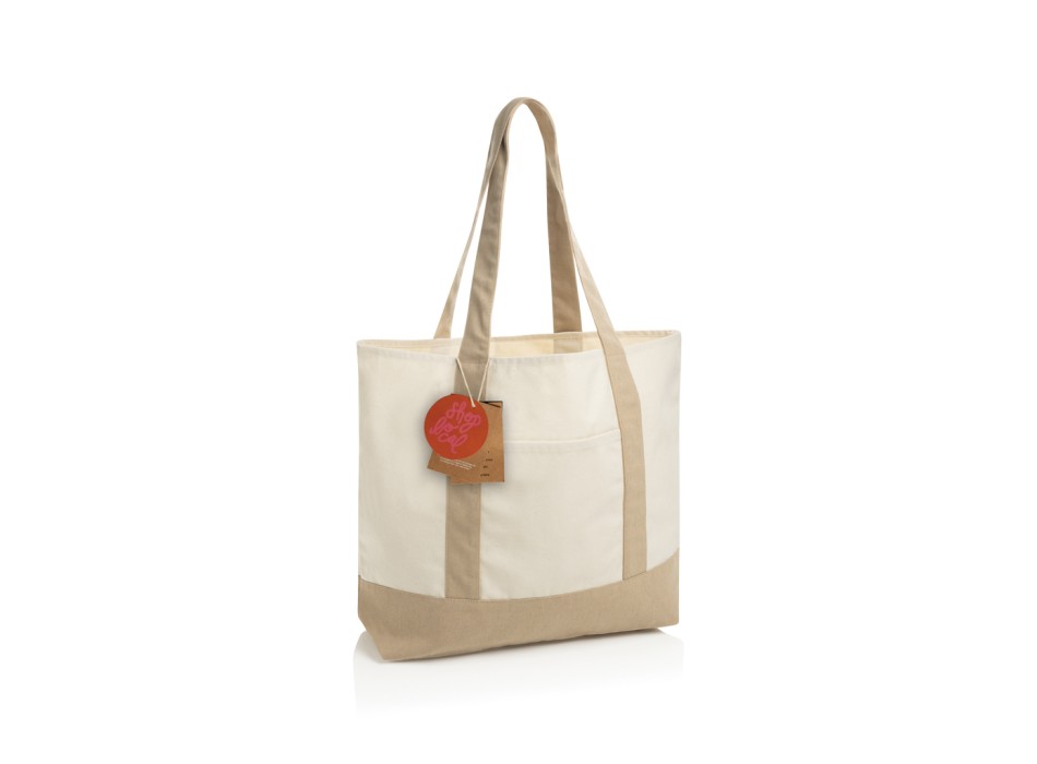 Shopper 350gm2 SHOP LOCAL in cotone riciclato AWARE™ FullGadgets.com