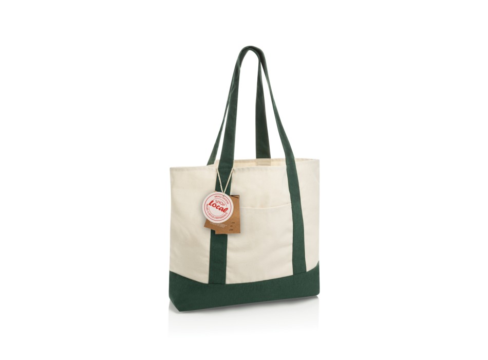 Shopper 350gm2 SHOP LOCAL in cotone riciclato AWARE™ FullGadgets.com