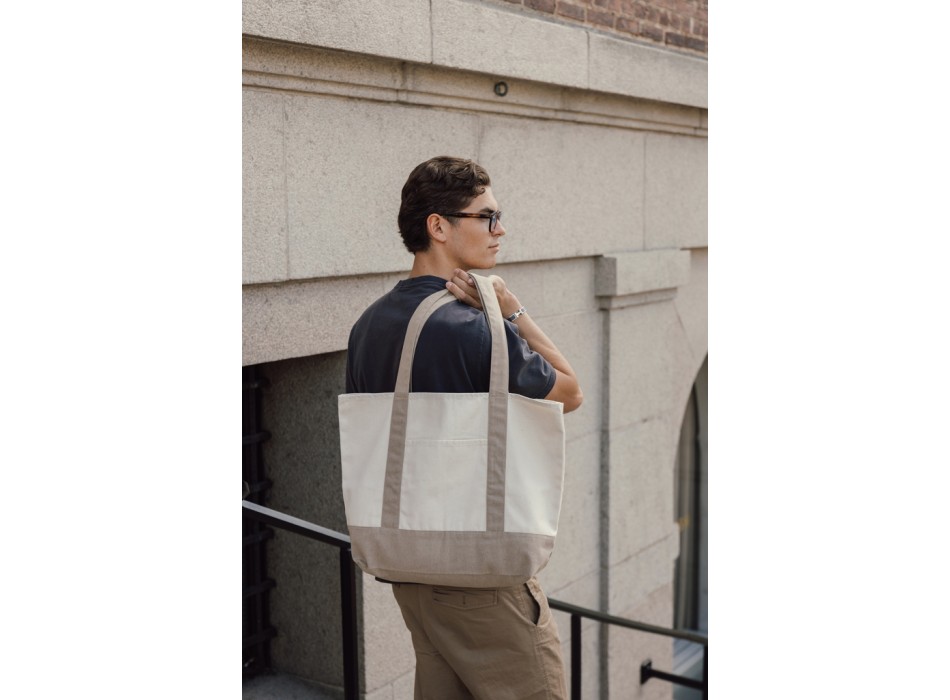 Shopper 350gm2 SHOP LOCAL in cotone riciclato AWARE™ FullGadgets.com