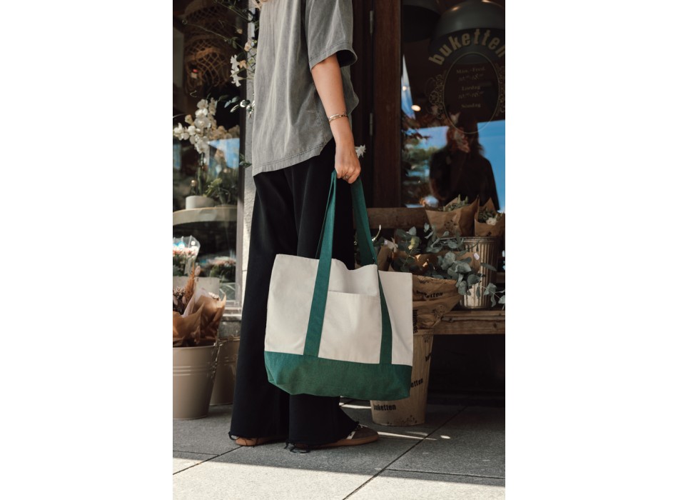 Shopper 350gm2 SHOP LOCAL in cotone riciclato AWARE™ FullGadgets.com
