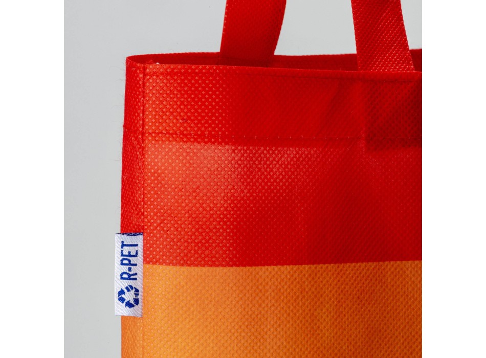 Shopper arcobaleno in R-pet  80g/m2, manici lunghi FullGadgets.com
