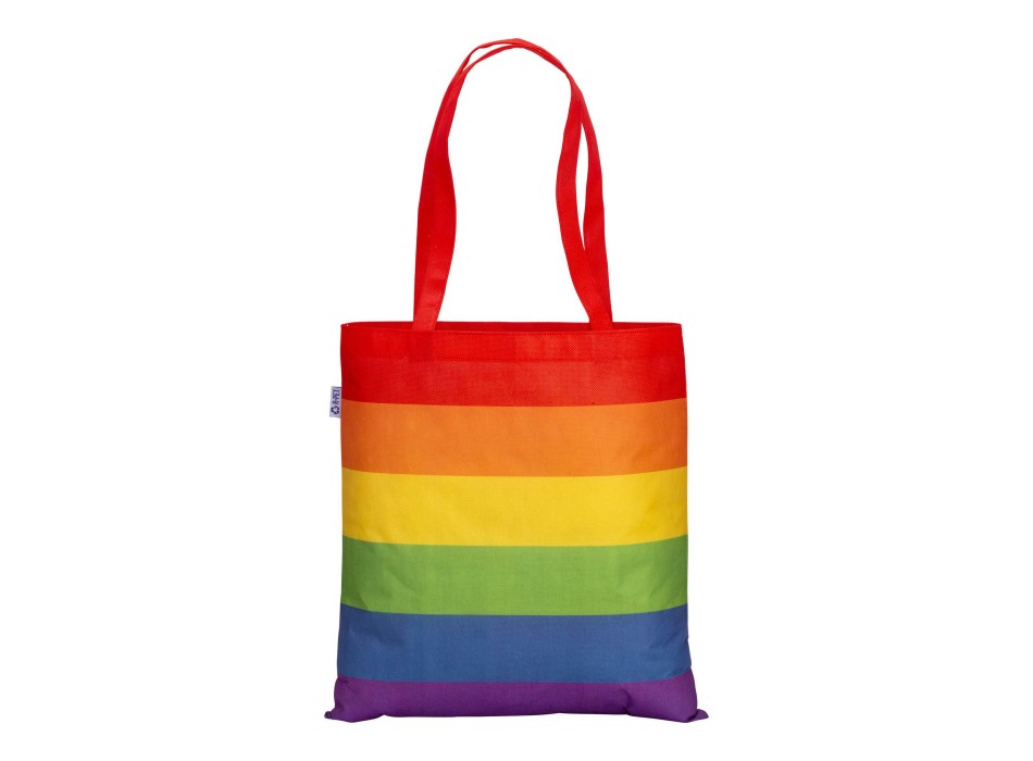 Shopper arcobaleno in R-pet  80g/m2, manici lunghi FullGadgets.com