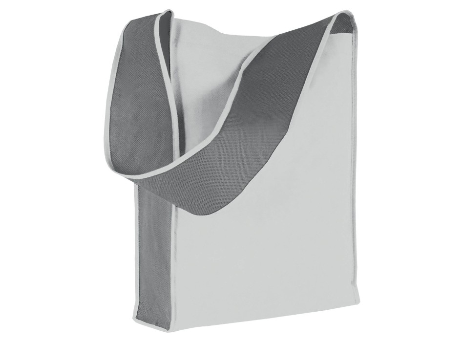 Shopper bicolore in TNT, tracolla e soffietto FullGadgets.com