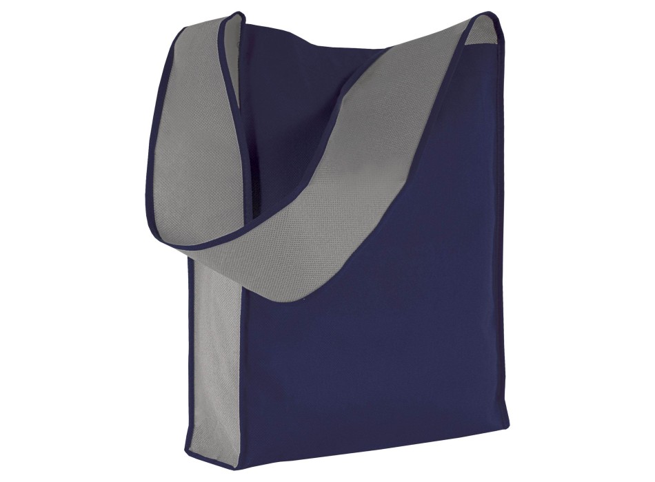 Shopper bicolore in TNT, tracolla e soffietto FullGadgets.com