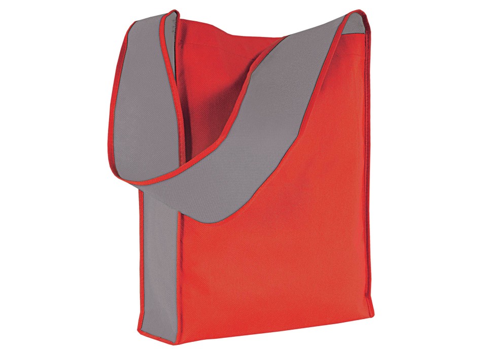 Shopper bicolore in TNT, tracolla e soffietto FullGadgets.com