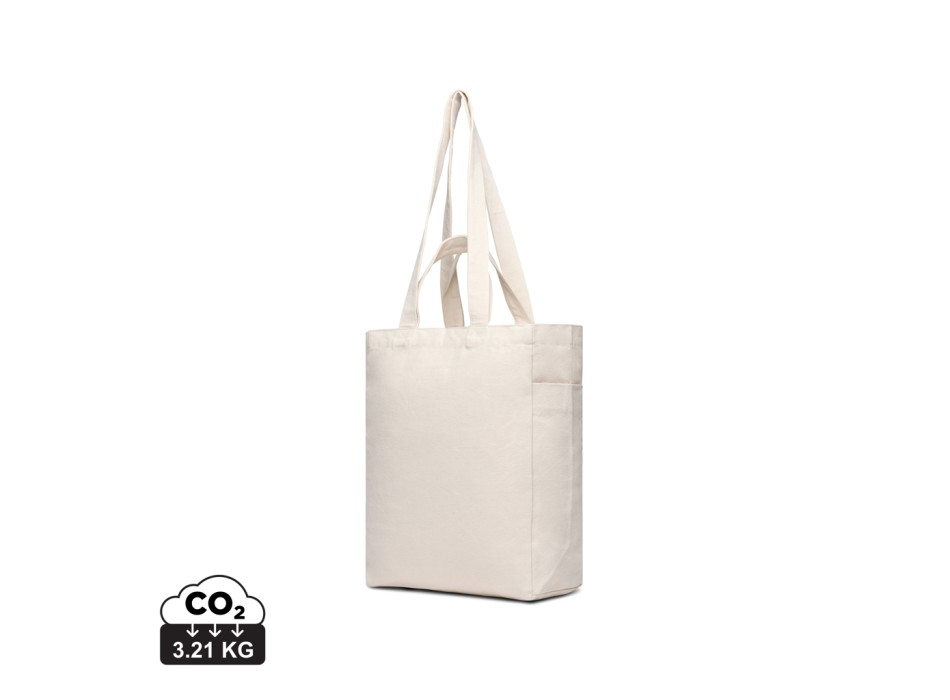 Shopper con cerniera VINGA Hilo in rCotone canvas FullGadgets.com