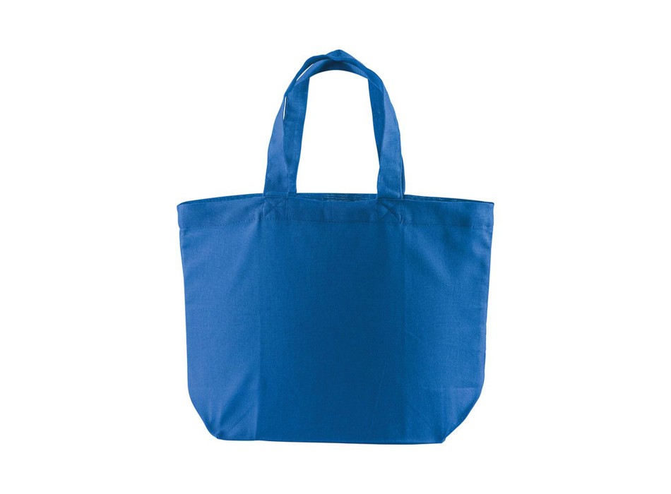 Shopper con soffietto alla base in cotone 120 g/m2, manici corti FullGadgets.com