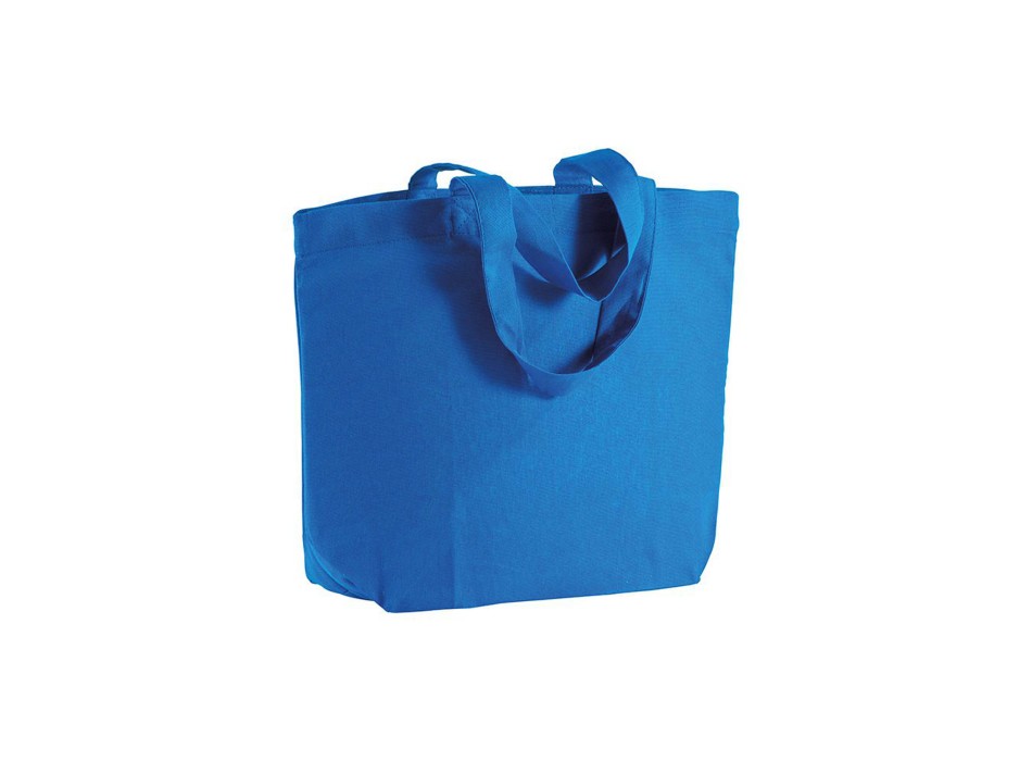 Shopper con soffietto alla base in cotone 120 g/m2, manici corti FullGadgets.com