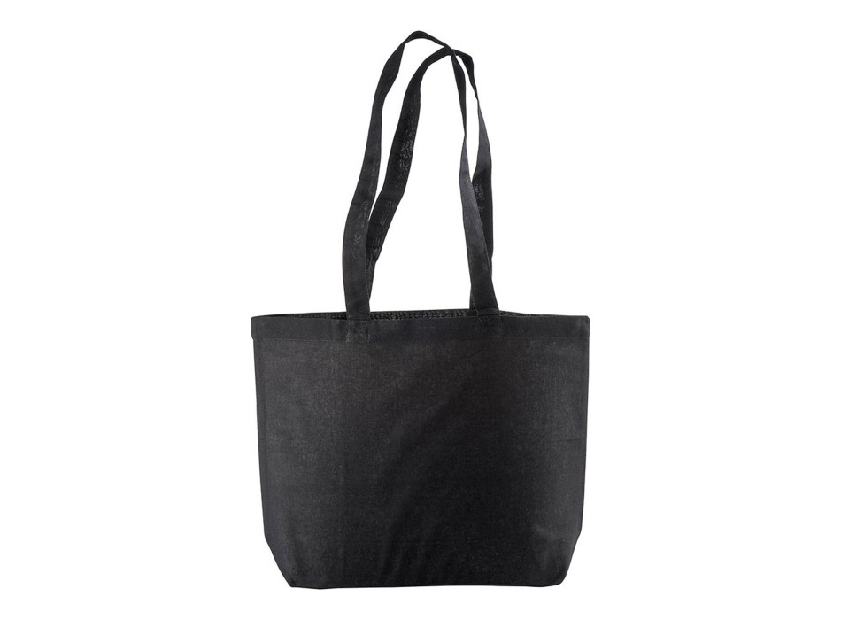 Shopper con soffietto alla base in cotone 120 g/m2, manici lunghi FullGadgets.com