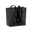 Shopper con soffietto alla base in cotone 120 g/m2, manici lunghi FullGadgets.com