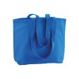 Shopper con soffietto alla base in cotone 120 g/m2, manici lunghi FullGadgets.com