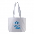 Shopper con soffietto alla base in cotone 120 g/m2, manici lunghie FullGadgets.com