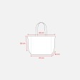 Shopper con soffietto alla base in cotone 120 g/m2, manici lunghie FullGadgets.com