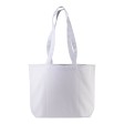 Shopper con soffietto alla base in cotone 120 g/m2, manici lunghie FullGadgets.com