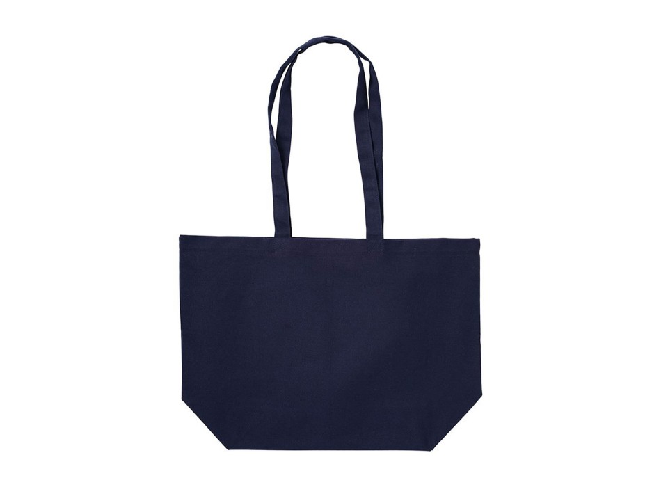 Shopper con soffietto alla base in cotone 280 g-m2, manici lunghi FullGadgets.com
