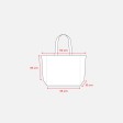 Shopper con soffietto alla base in cotone 280 g/m2, manici lunghi FullGadgets.com