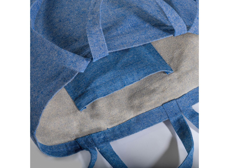 Shopper con soffietto alla base in cotone riciclato 280 g/m2, con doppi manici FullGadgets.com