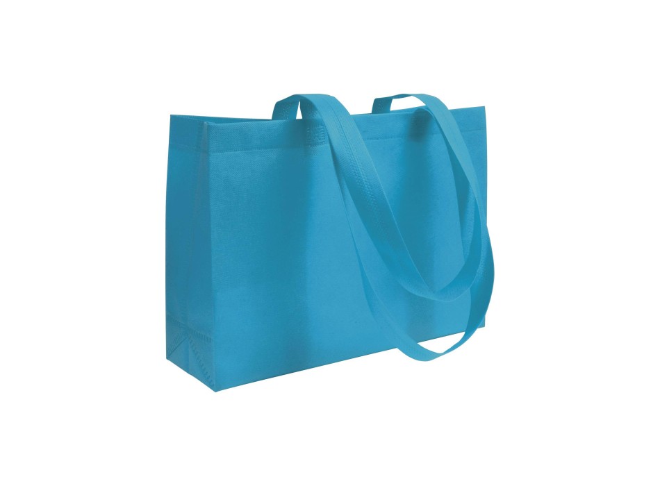 Shopper con soffietto alla base in TNT 70 g/m2 termosaldato, manici lunghi FullGadgets.com