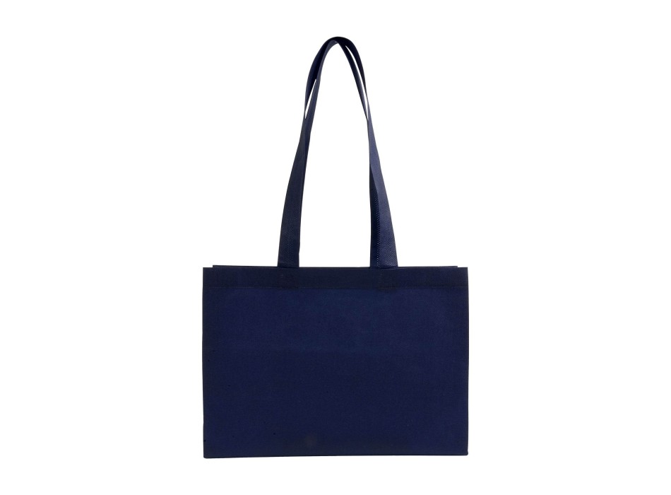 Shopper con soffietto alla base in TNT 70 g/m2 termosaldato, manici lunghi FullGadgets.com